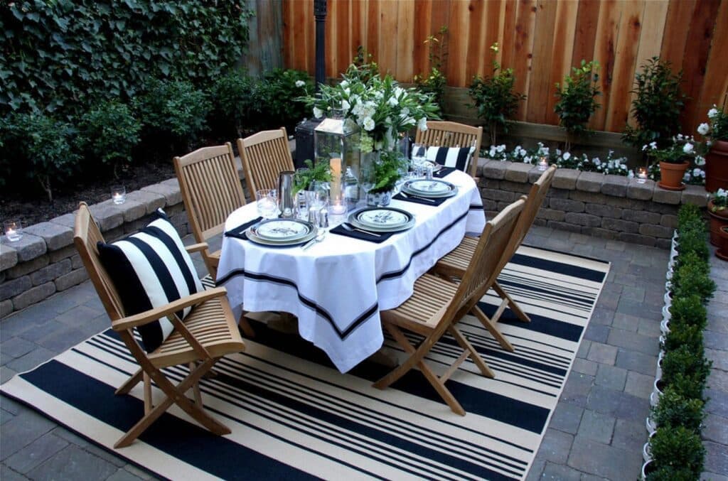Dinnerware on Your Terrace