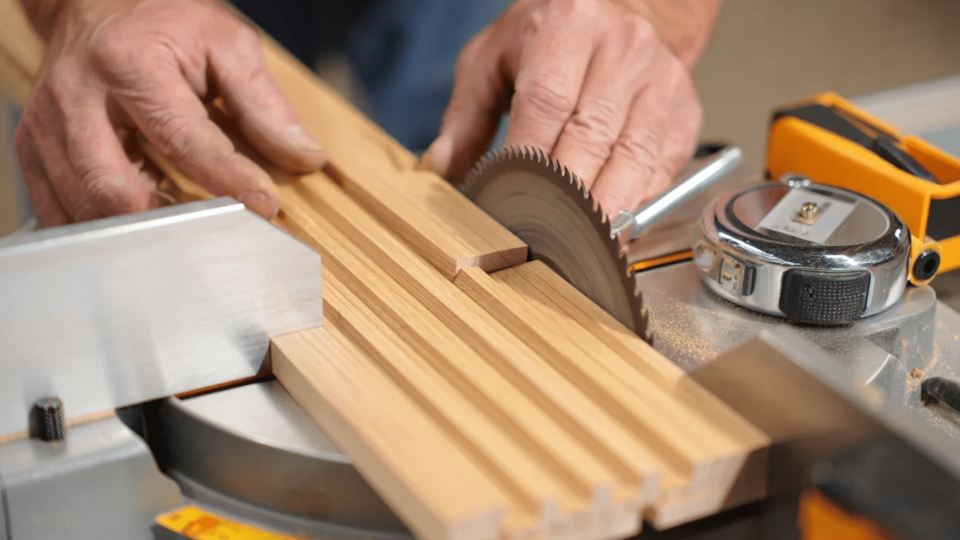 Cut and Miter the Frame Pieces