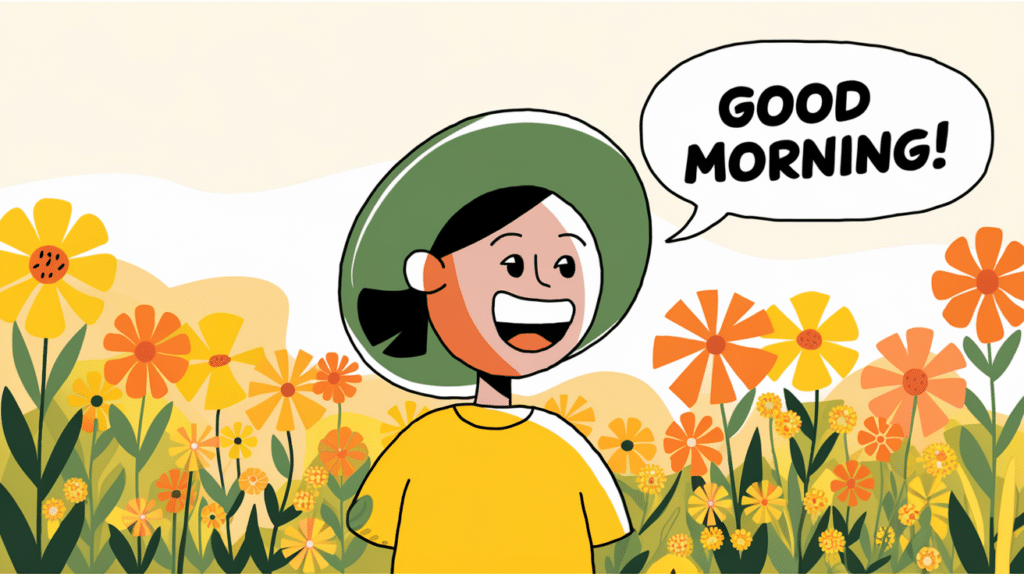 good morning paragraphs for her