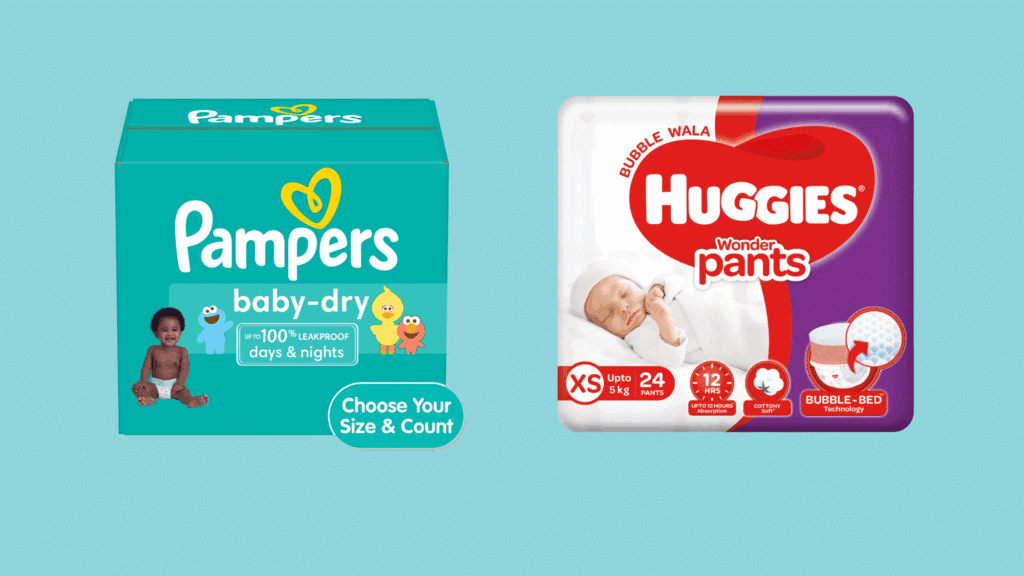 pampers vs huggies